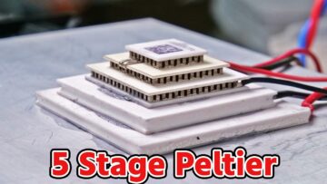 Empilement de 5 modules Peltier et atteinte de -90 ℃