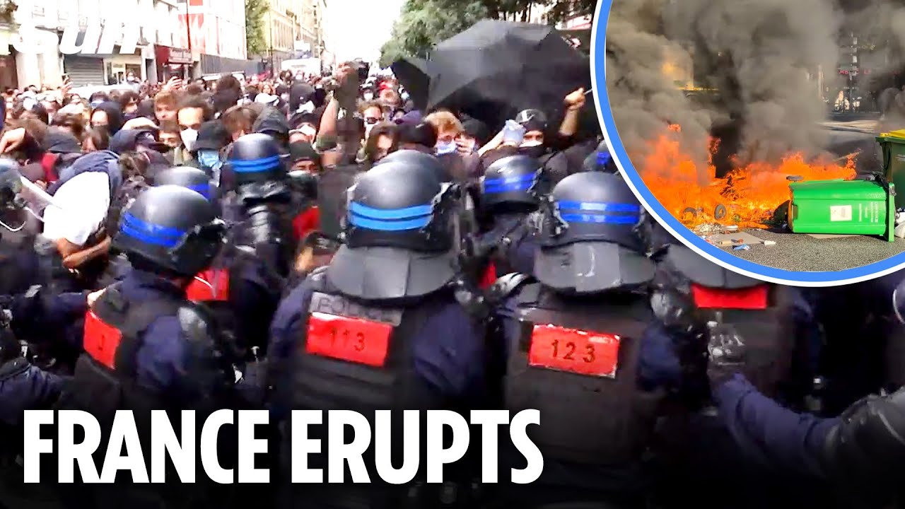 LA FRANCE ÉCLATE : Les forces anti-émeutes prennent d’assaut les manifestants du mouvement « Bloquer tout » qui paralysent le pays