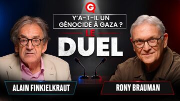 FR Ignorer les liens de navigation Créer 4 Image d’avatar “Y’a–t-il un génocide à Gaza?” avec Rony Brauman et Alain Finkielkraut