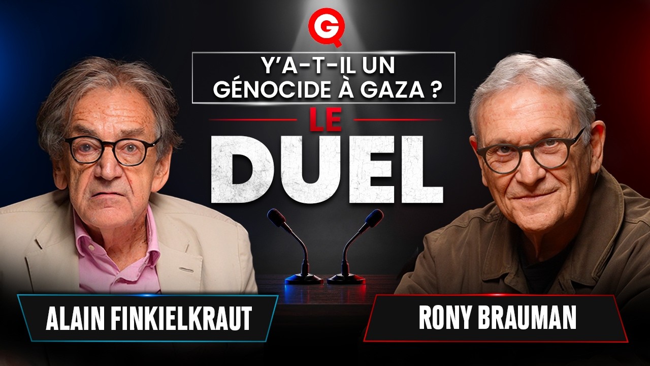 “Y’a–t-il un génocide à Gaza?” avec Rony Brauman et Alain Finkielkraut